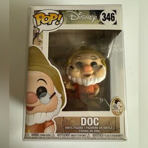 👓 346 Disney Funko Pop Snow White and the Seven Dwarfs Doc 👓